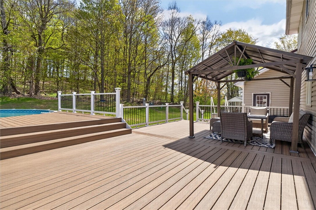 5601 Stuart Avenue Arcadia, NY 14513 - Photo 6 of 50 Huge Trex Deck built to last