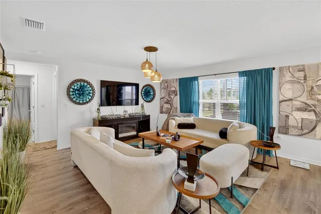 a bedroom with a bed and a cabinets