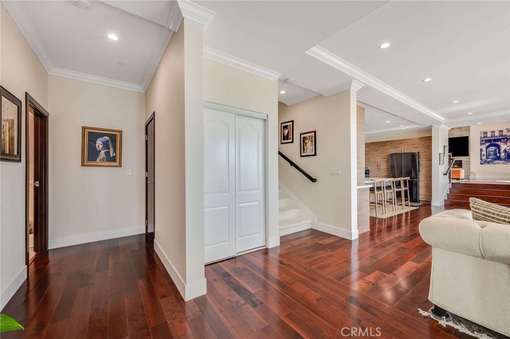 11837 Rideout Way Whittier, CA 90601 - Photo 6 of 44 a living room with furniture and a wooden floor