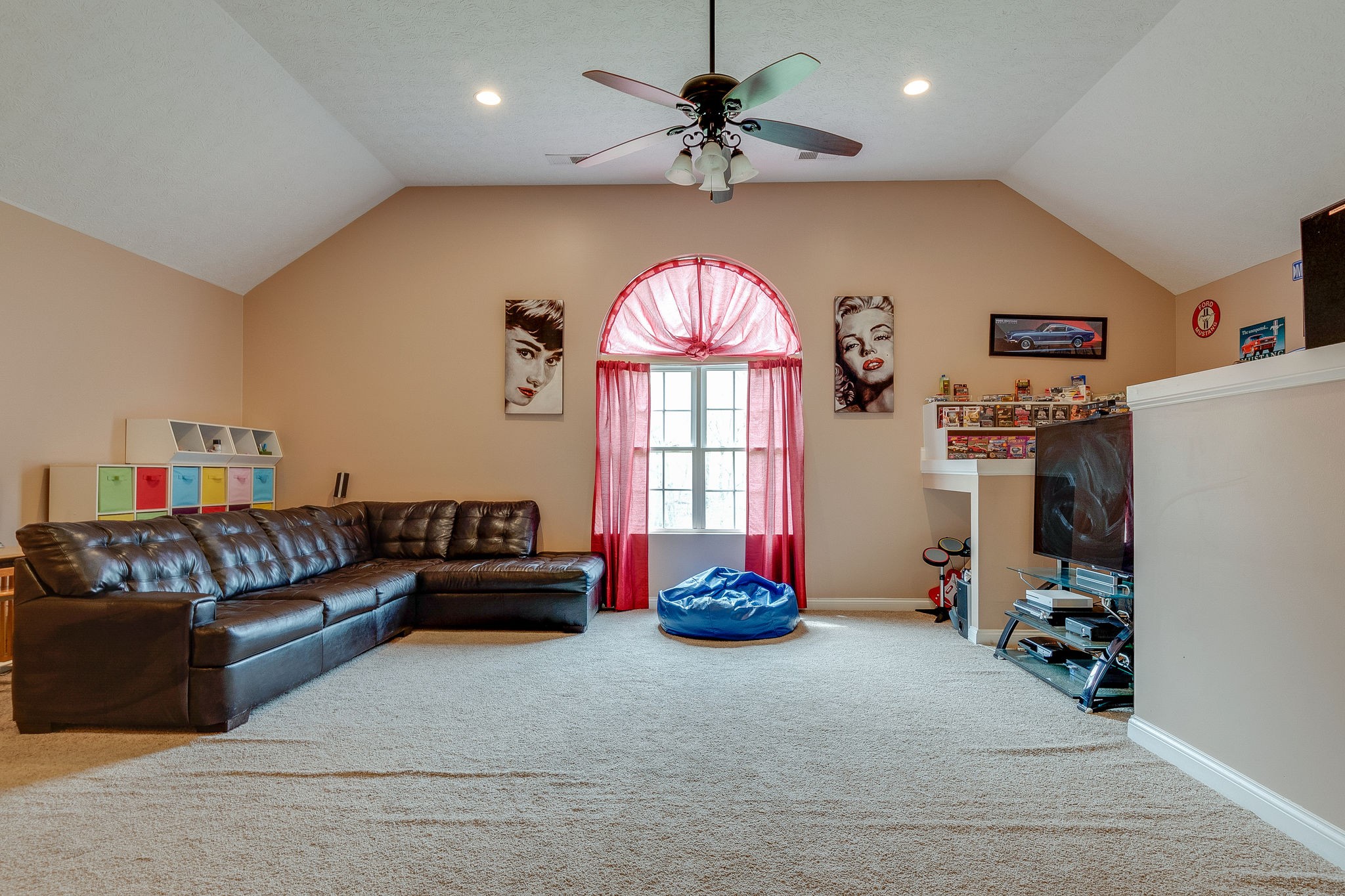1112 Pee Dee Branch Road Cottontown, TN 37048 - Photo 26 of 33 a bedroom with furniture and a large window