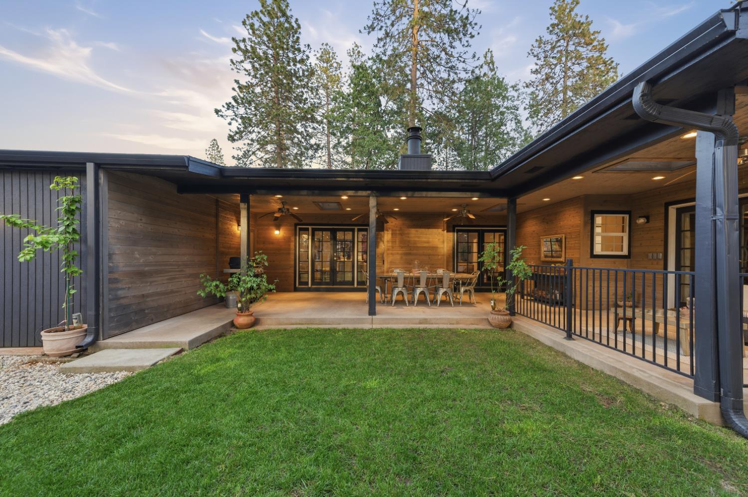 16856 Scott Way Grass Valley, CA 95949 - Photo 35 of 67 a view of a backyard with a garden and plants