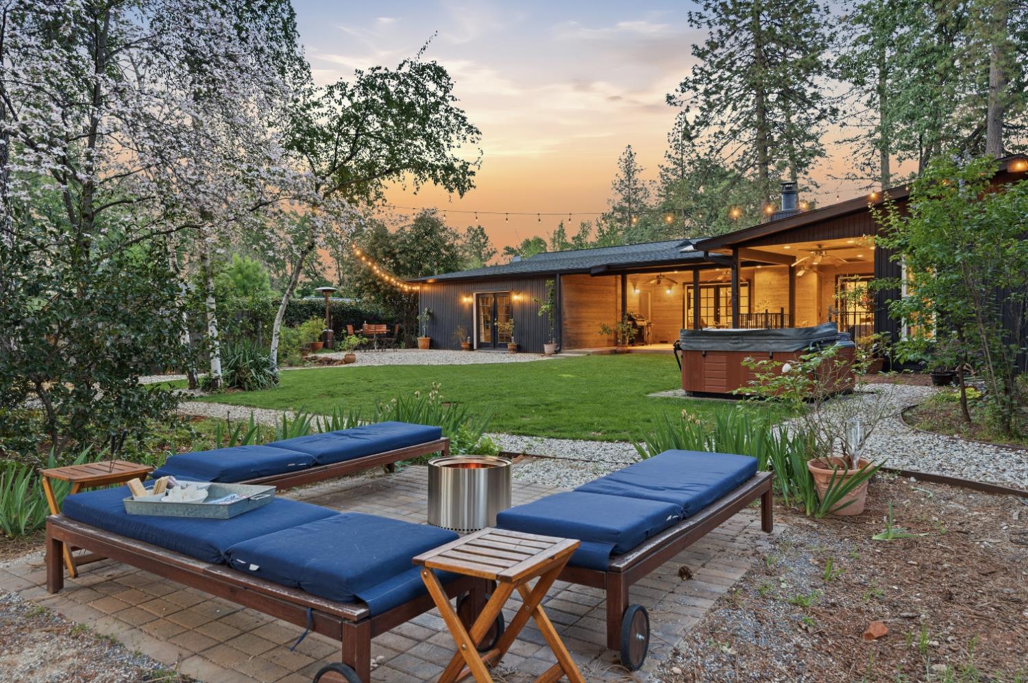 16856 Scott Way Grass Valley, CA 95949 - Photo 60 of 67 a view of a wooden bench sitting in backyard of house