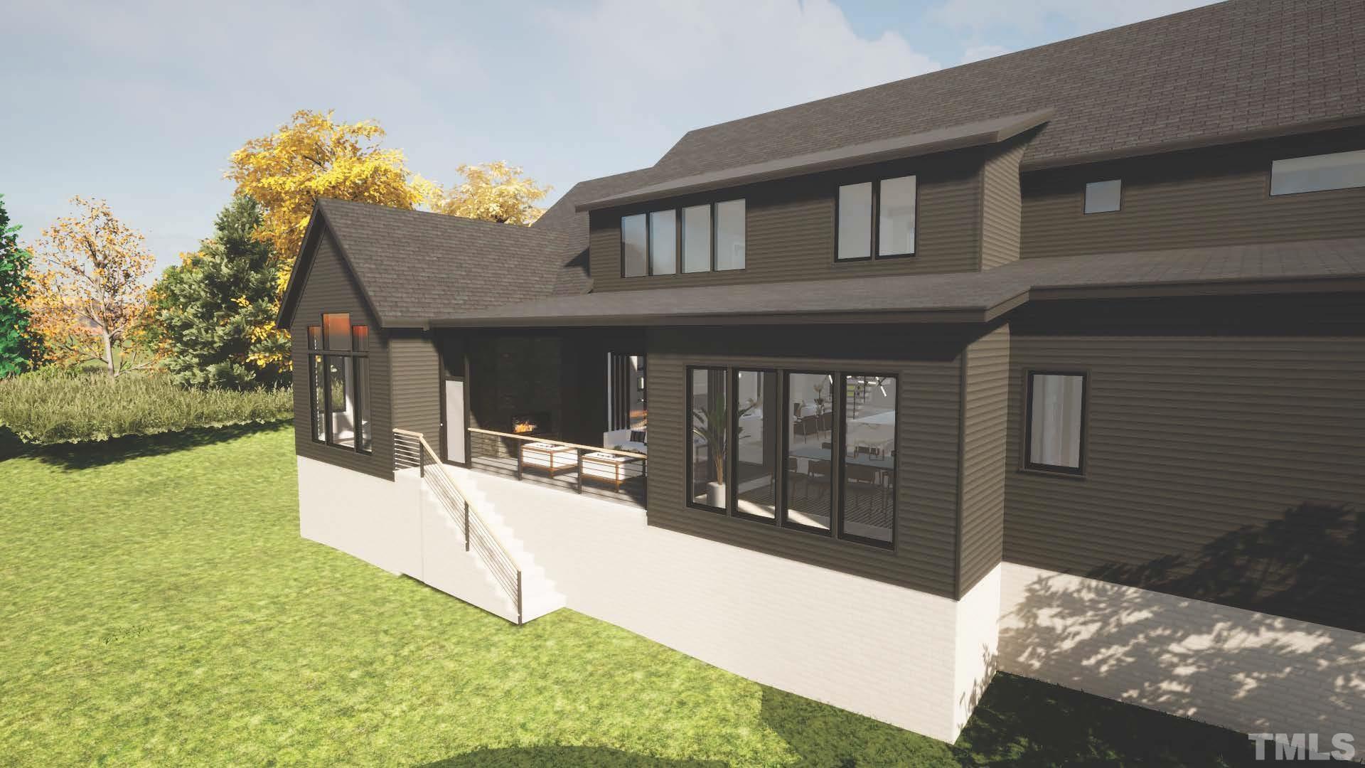 3300 Hampton Road Raleigh, NC 27607 - Photo 15 of 41 a view of a house with backyard and porch