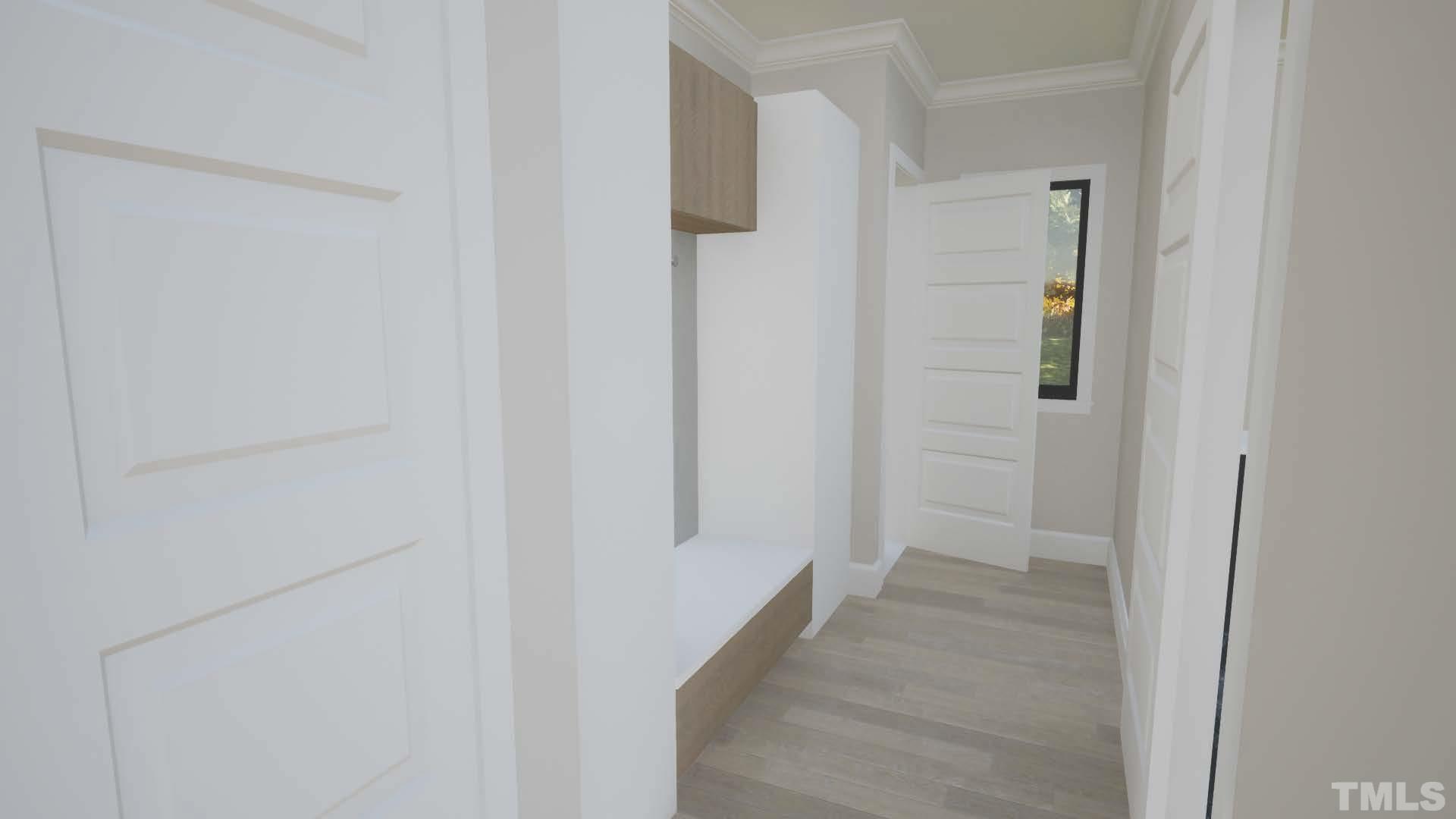 3300 Hampton Road Raleigh, NC 27607 - Photo 26 of 41 a view of a hallway with wooden floor