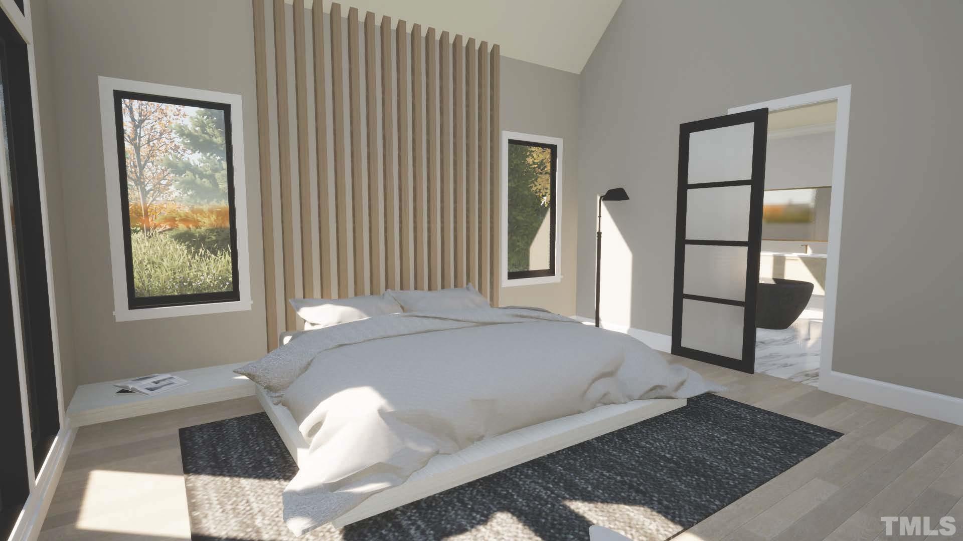 3300 Hampton Road Raleigh, NC 27607 - Photo 30 of 41 a bedroom with a bed and a window