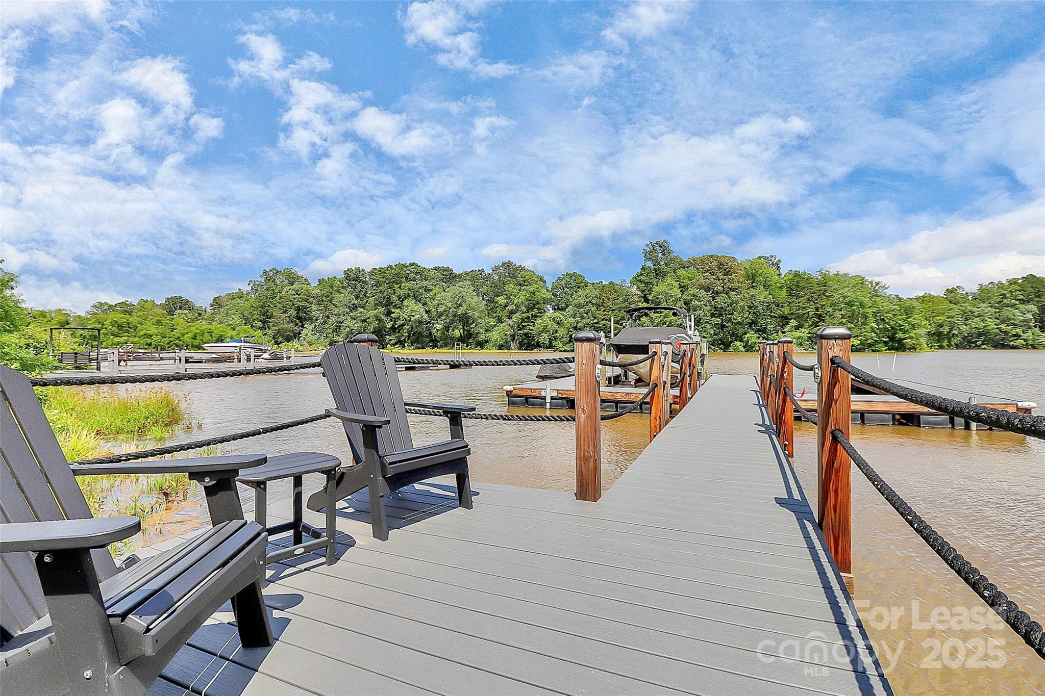 a view of a terrace with sitting area