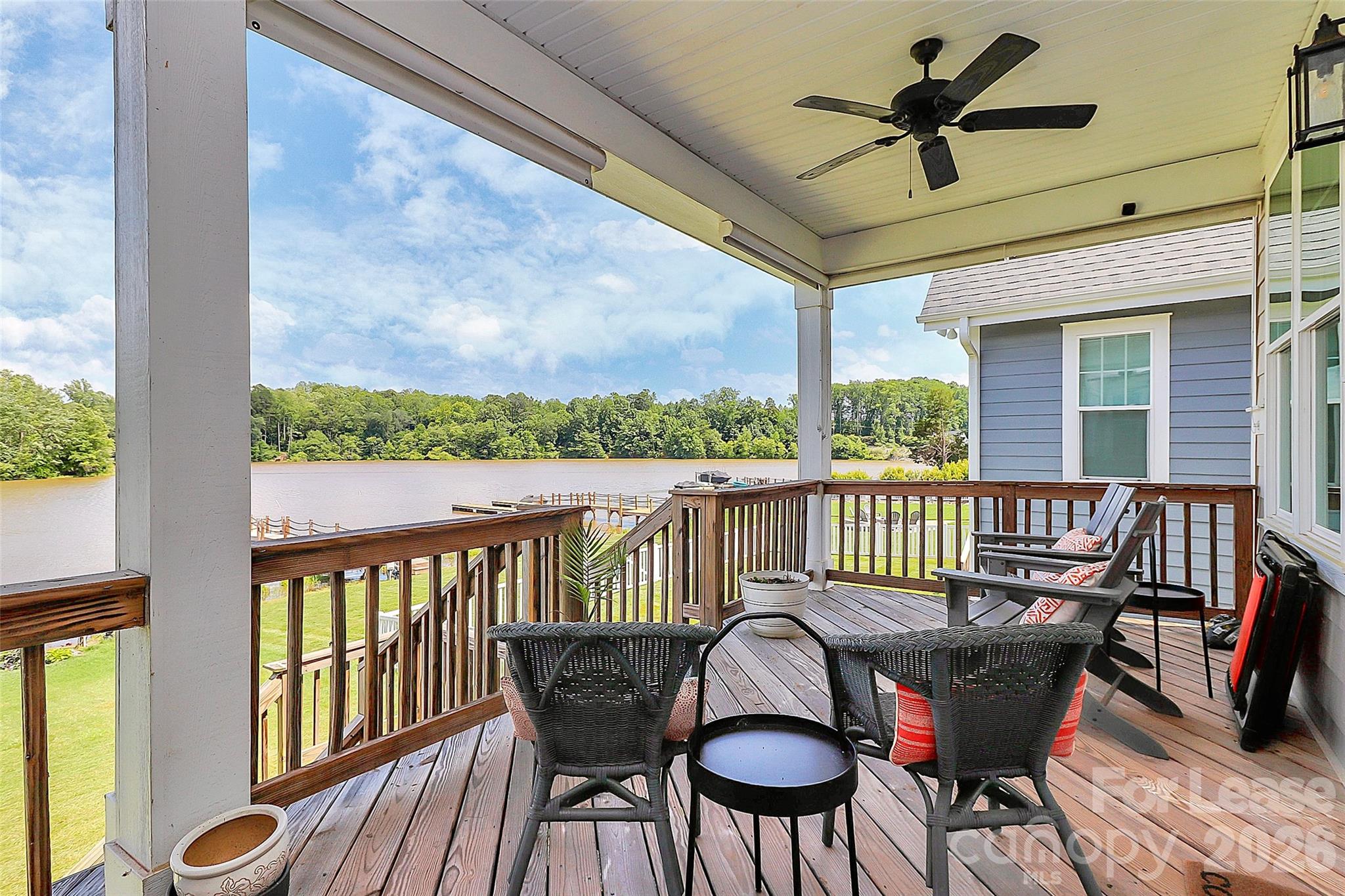136 Preston Road Mooresville, NC 28117 - Photo 32 of 46 a view of a balcony with furniture