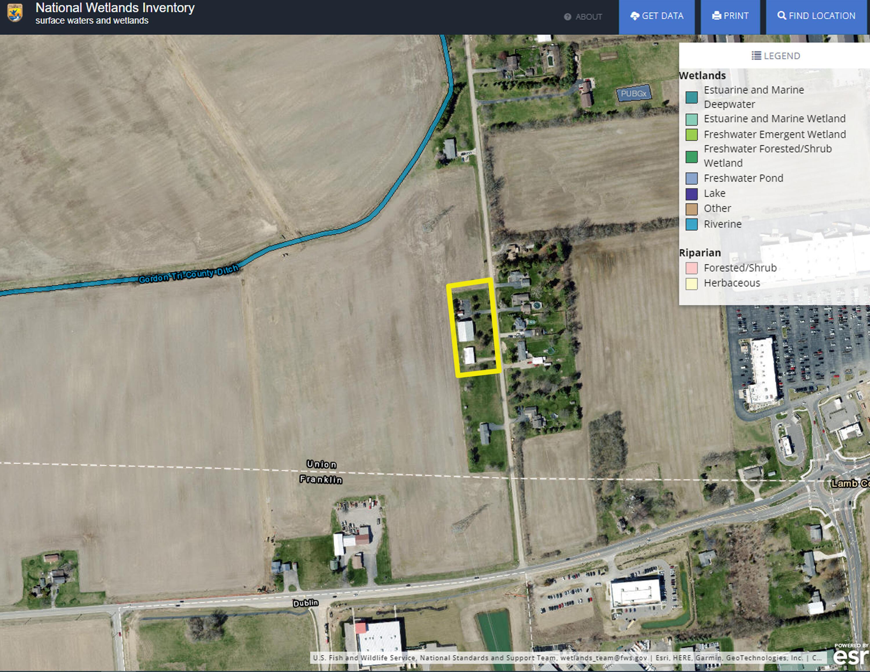 6761 Weldon Road Plain City, OH 43064 - Photo 5 of 8 Wetlands Map