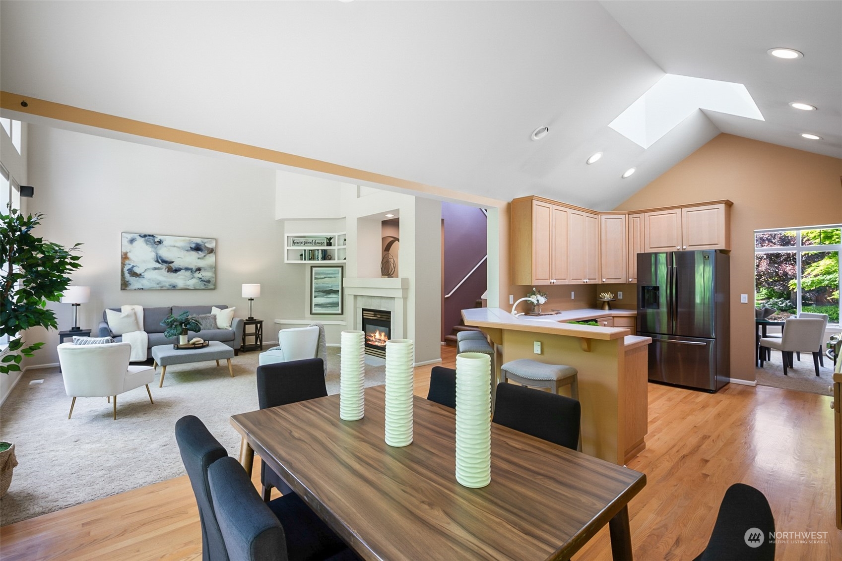 17405 33rd Drive Southeast Bothell, WA 98012 - Photo 16 of 38 a view of kitchen with cabinets and wooden floor