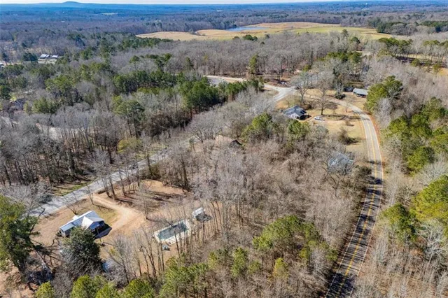 a view of lake and mountain