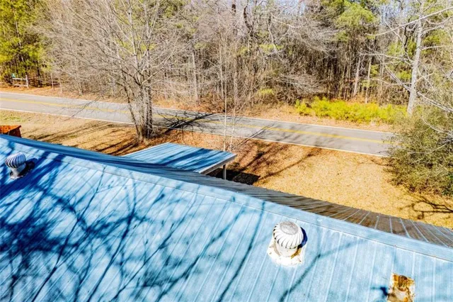 a view of ocean from a balcony