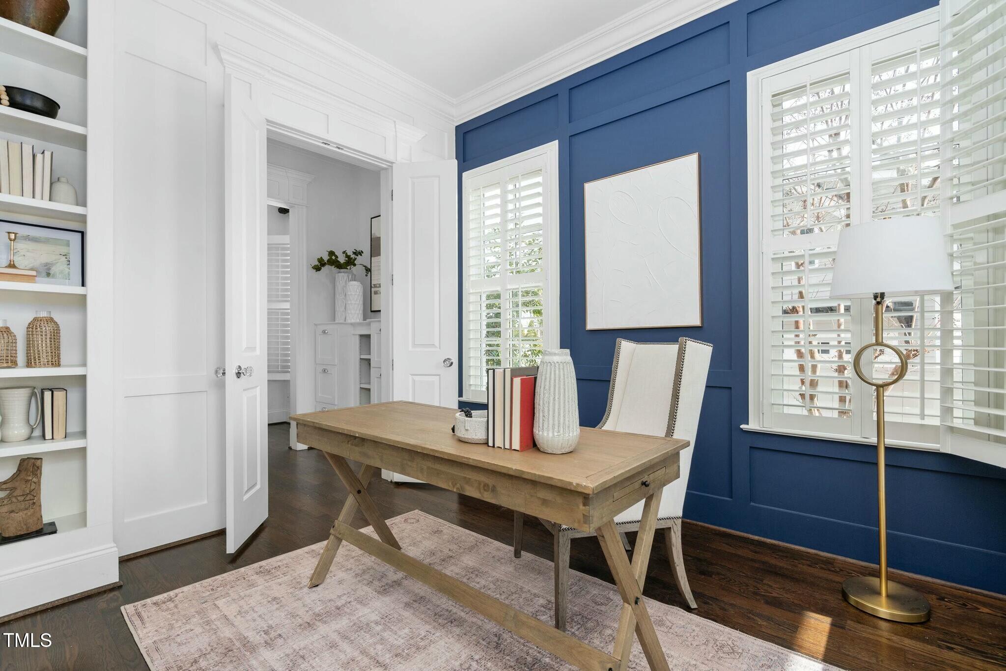 543 Guilford Circle Raleigh, NC 27608 - Photo 28 of 62 a view of a dining room with furniture window and wooden floor