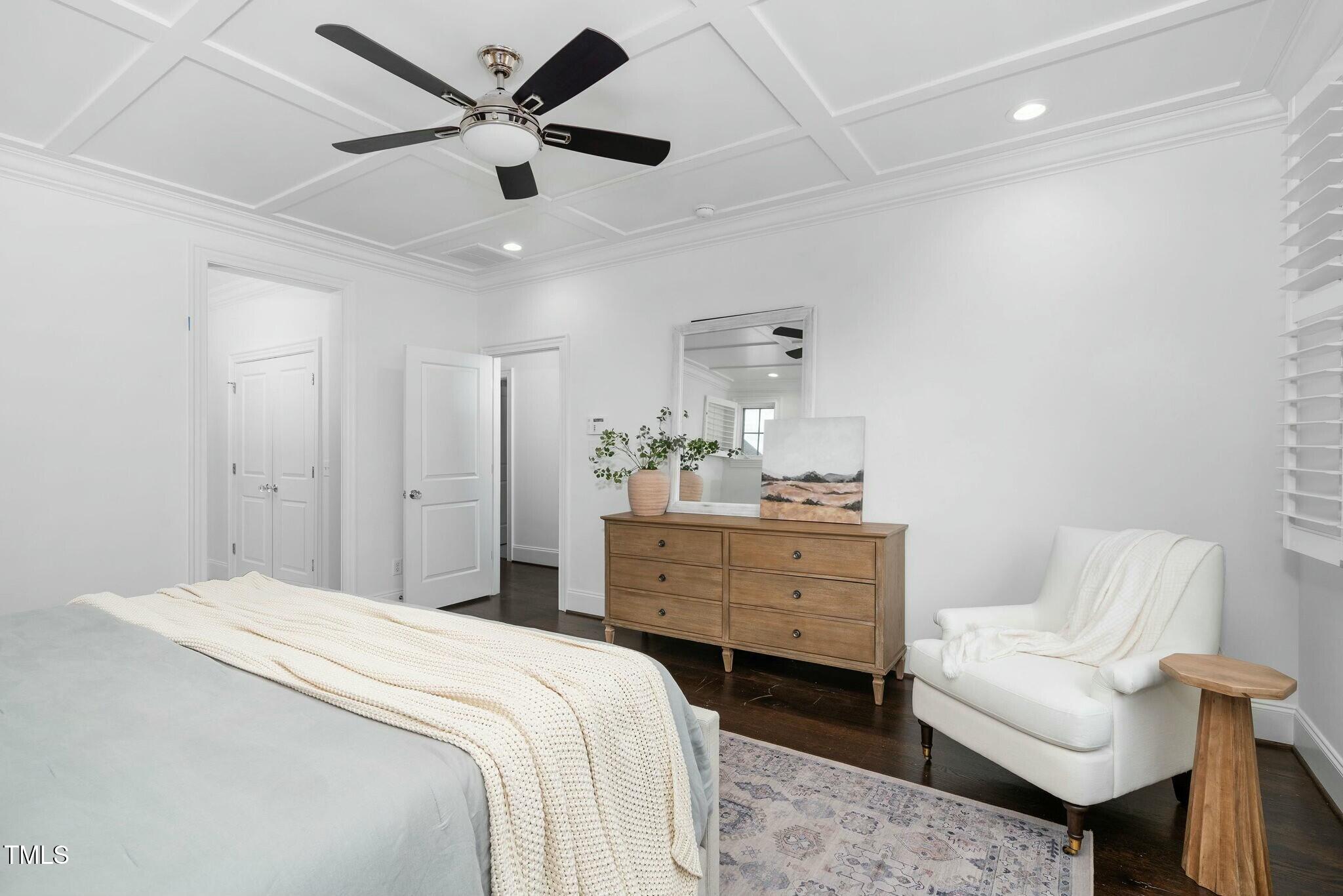 543 Guilford Circle Raleigh, NC 27608 - Photo 38 of 62 a room with a bed and furniture