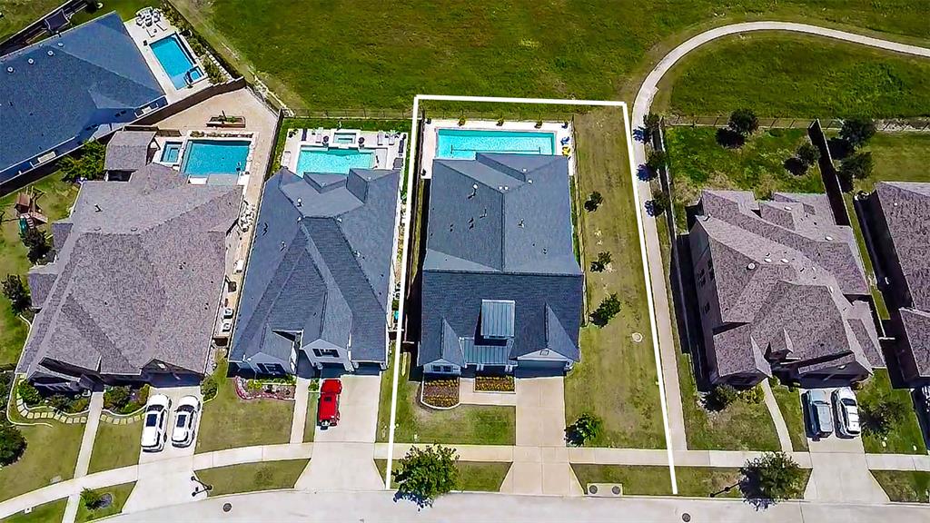 1809 Shade Tree Street Fort Worth, TX 76008 - Photo 24 of 28 Home with lap pool and backs up to green space