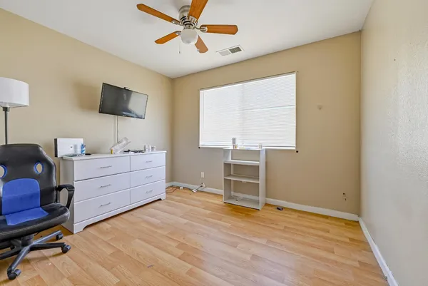 a room with furniture and window