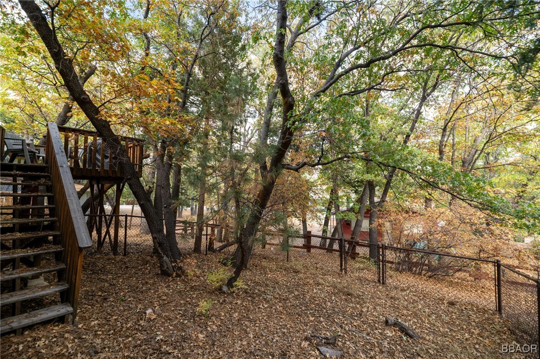 1464 Rockspray Drive Big Bear Lake, CA 92315 - Photo 26 of 26 a view of outdoor space with lots of trees