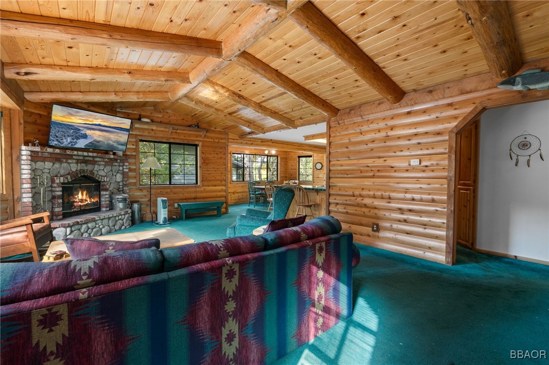 1464 Rockspray Drive Big Bear Lake, CA 92315 - Photo 4 of 26 a view of a porch with furniture