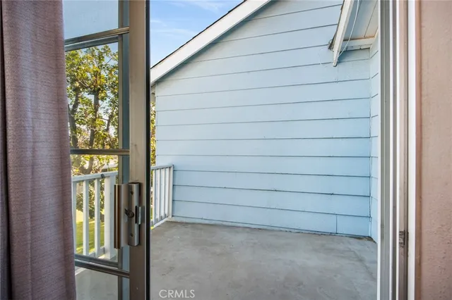 a view of front door