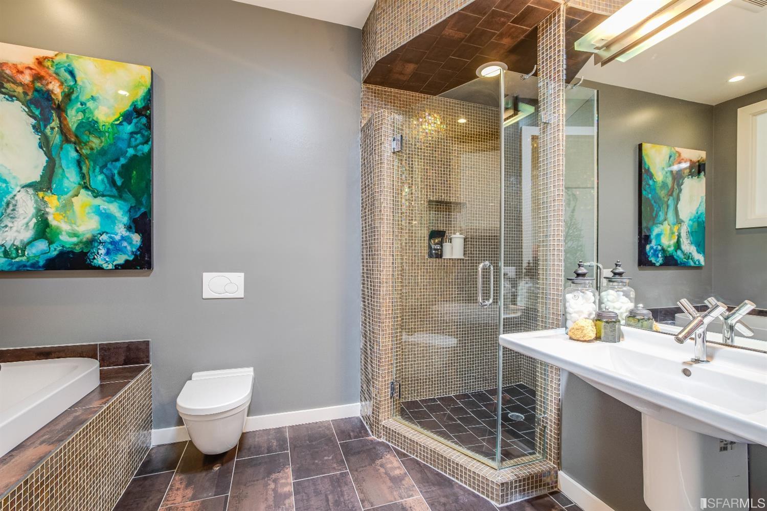 275 Shipley San Francisco, CA 94103 - Photo 66 of 95 a bathroom with a sink toilet and shower