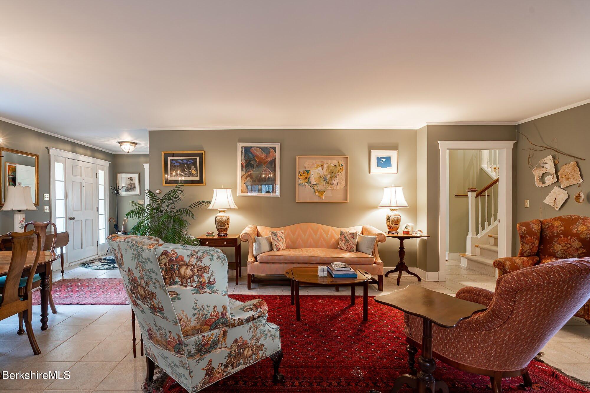 78 Mountain Road South Egremont, MA 01258 - Photo 5 of 34 a living room with furniture potted plant and a window