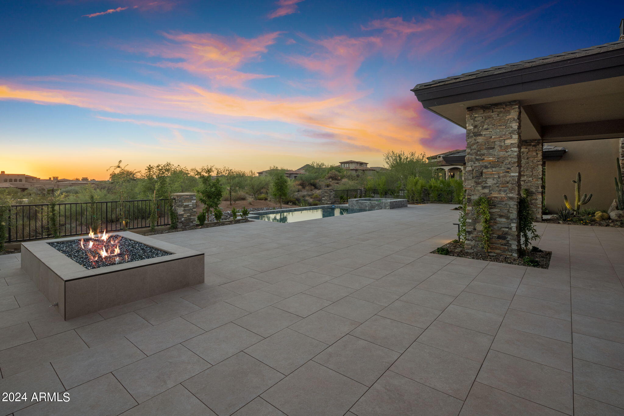 29646 North 109th Place, Unit 128 Scottsdale, AZ 85262 - Photo 15 of 45 a view of outdoor space with garden and stairs