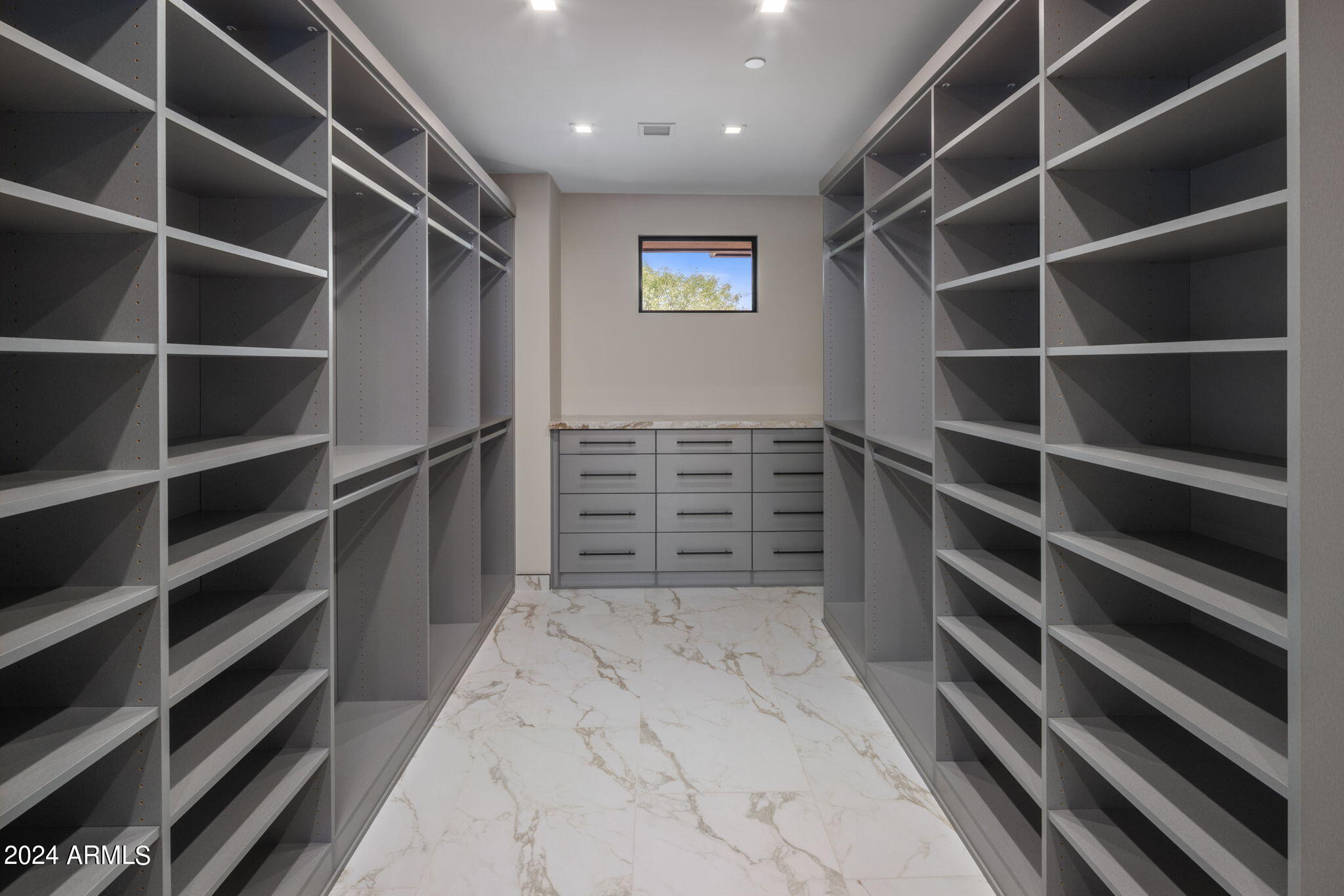 29646 North 109th Place, Unit 128 Scottsdale, AZ 85262 - Photo 28 of 45 a view of walk in closet with empty racks