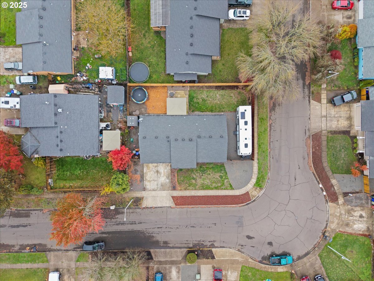 2788 South Beech Street Cornelius, OR 97113 - Photo 37 of 40 an aerial view of a house with a yard and a fountain