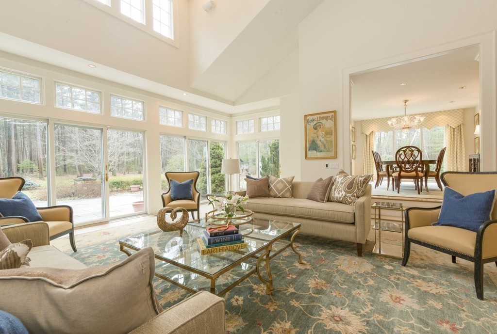 144 Sandy Pond Road Lincoln, MA 01773 - Photo 6 of 30 a living room with furniture and a large window
