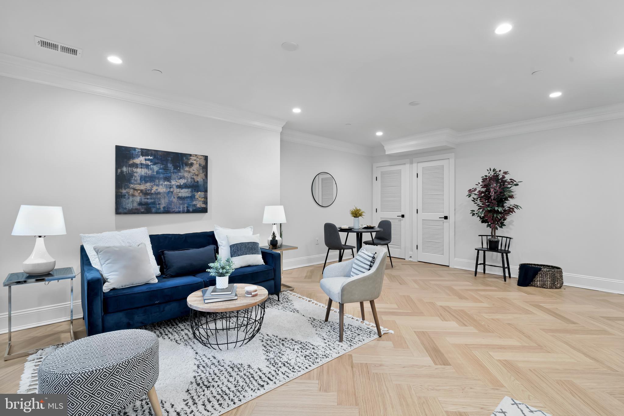 2630 39th Street Northwest, Unit 1 Washington, DC 20007 - Photo 3 of 22 Herringbone Wood Floors