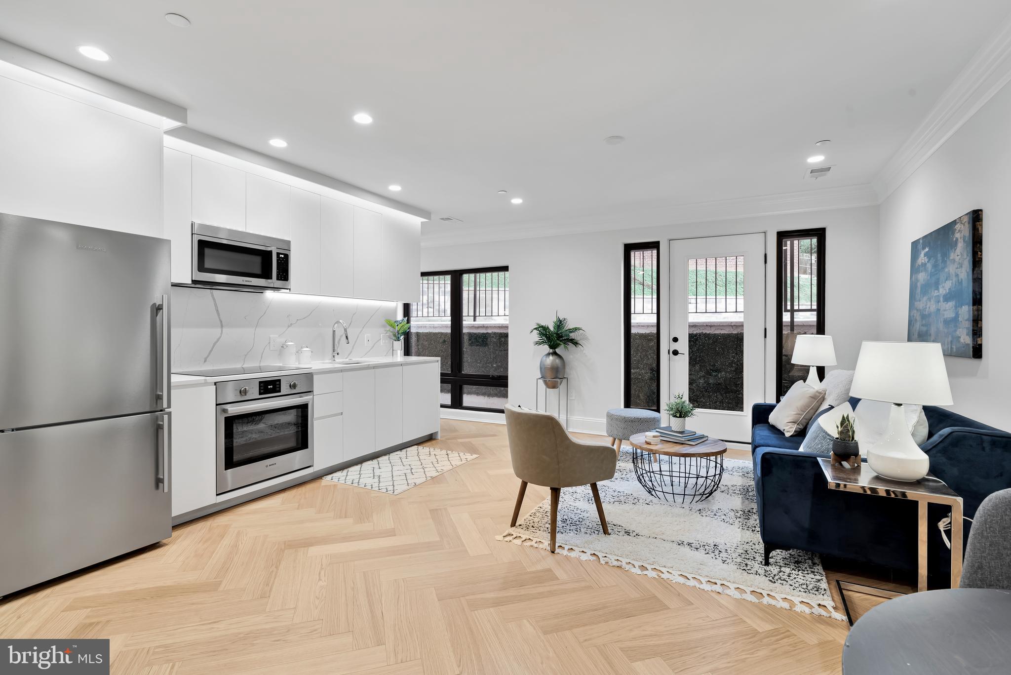 2630 39th Street Northwest, Unit 1 Washington, DC 20007 - Photo 4 of 22 Floor-to-ceiling Windows