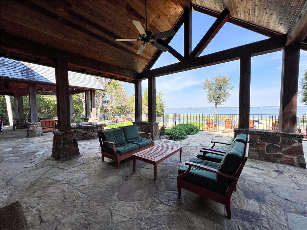 445 Sun Valley Mabank, TX 75147 - Photo 12 of 33 a outdoor space with patio the couches and dining table with garden view