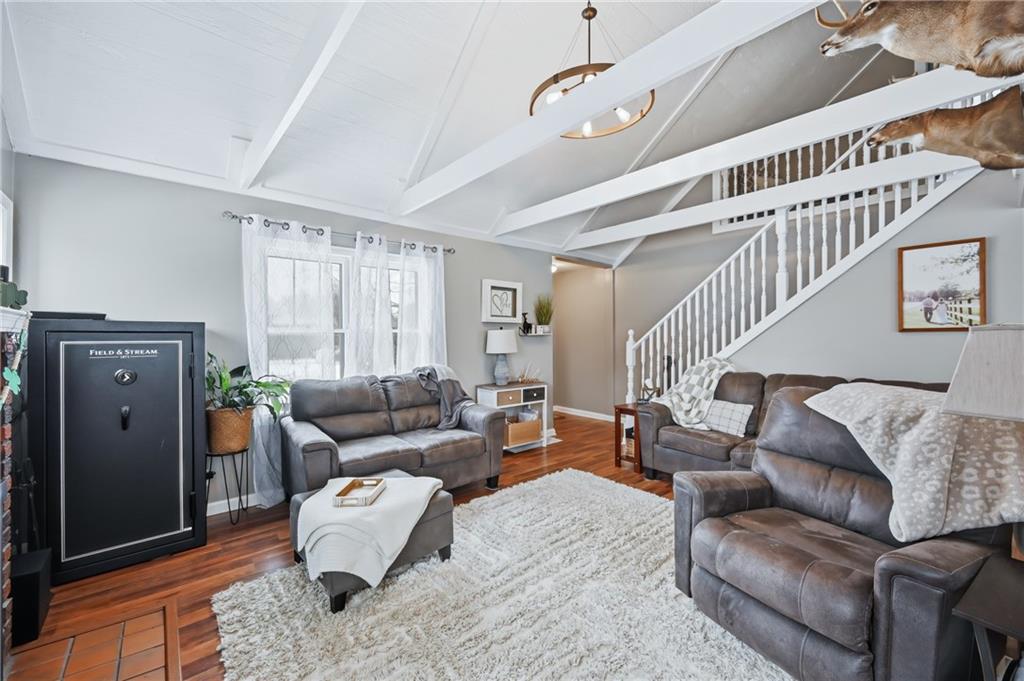 7376 Sharon-Mercer Road Mercer, PA 16137 - Photo 10 of 50 Open & airy yet cozy with fireplace