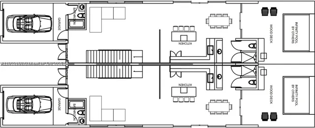 a view of a wall with paintings on the wall