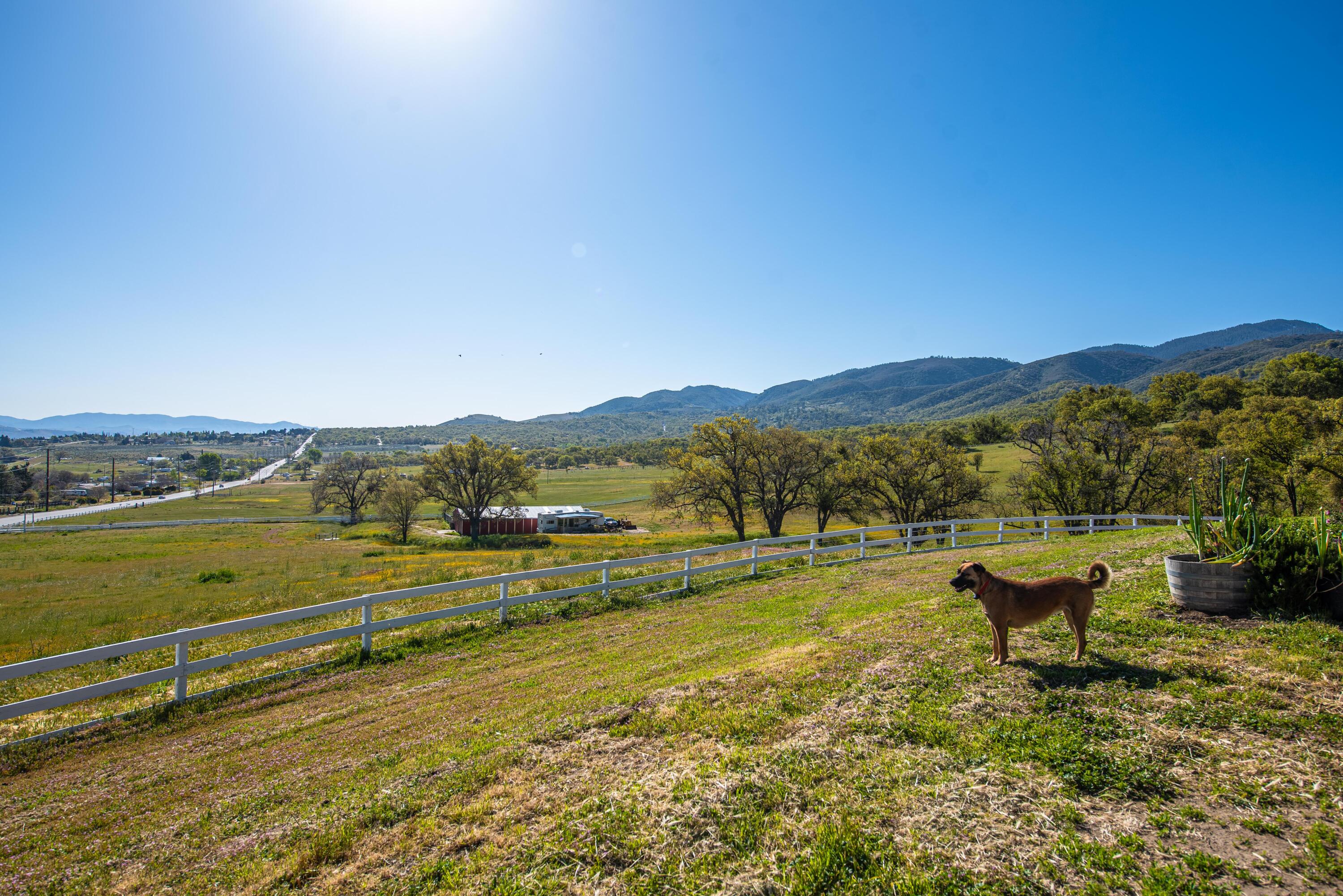 21970 Highline Road Tehachapi, CA 93561 - Photo 13 of 68 a view of a lake with a mountain in the background