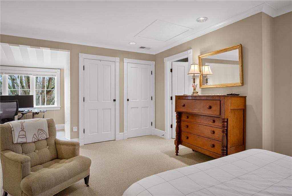 321 Fairview Road Pittsburgh, PA 15238 - Photo 33 of 50 a bedroom with a bed and a couch