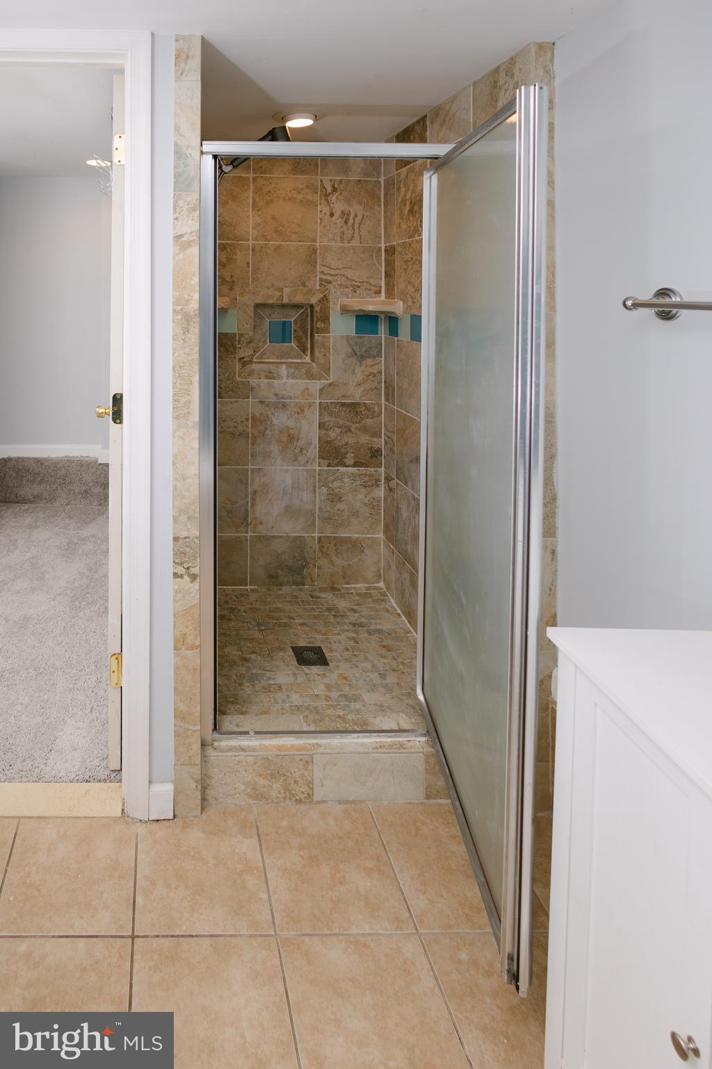 3732 Falls Road Baltimore, MD 21211 - Photo 34 of 46 a bathroom with a shower and a sink