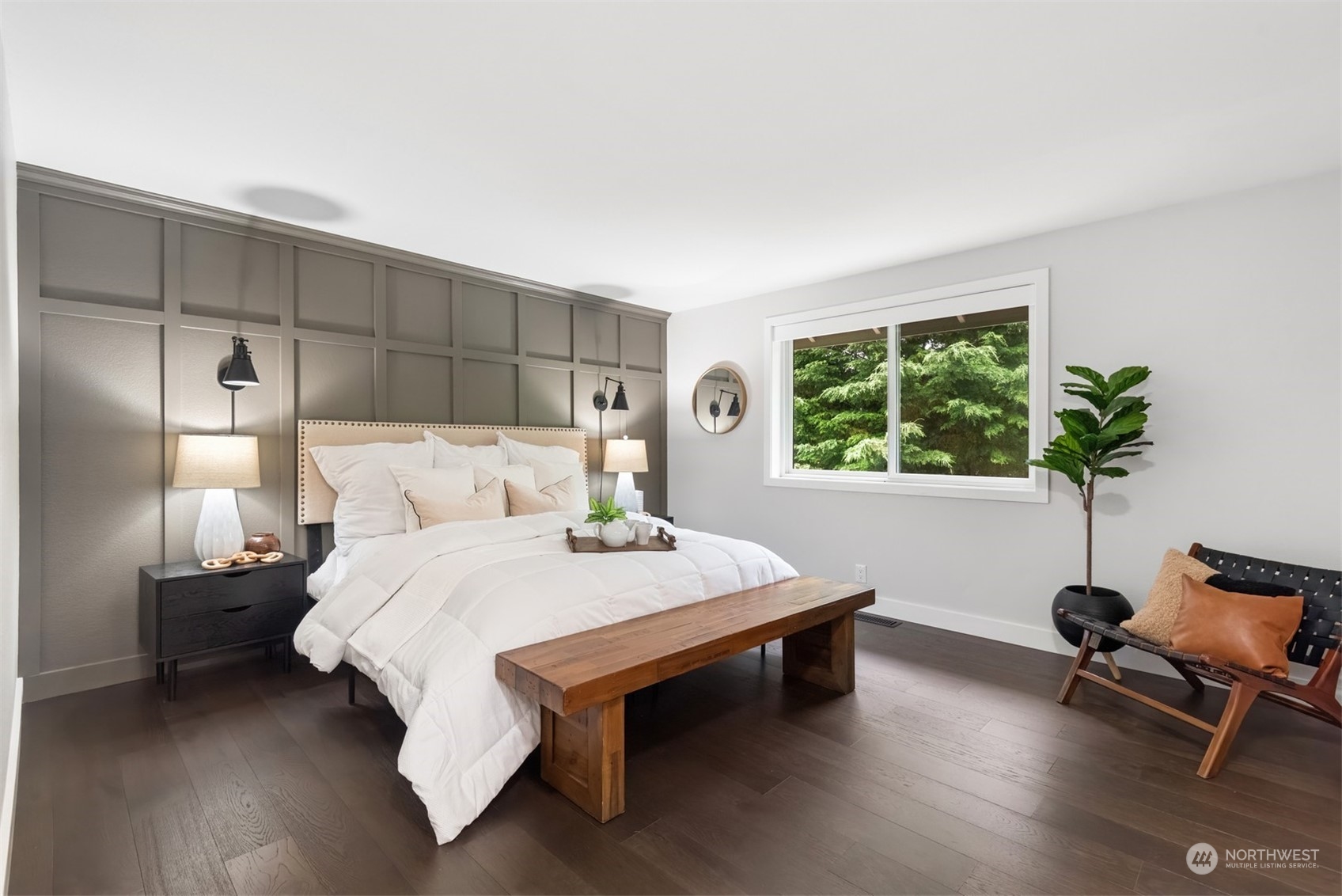 24327 Lockwood Road Bothell, WA 98021 - Photo 17 of 40 a bed sitting in a spacious bedroom next to a window