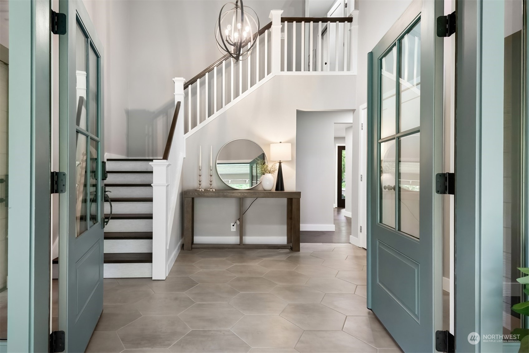24327 Lockwood Road Bothell, WA 98021 - Photo 3 of 40 a view of entryway and hall with wooden floor