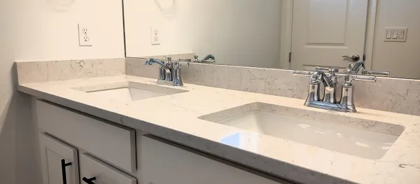 a close view of sink and tap