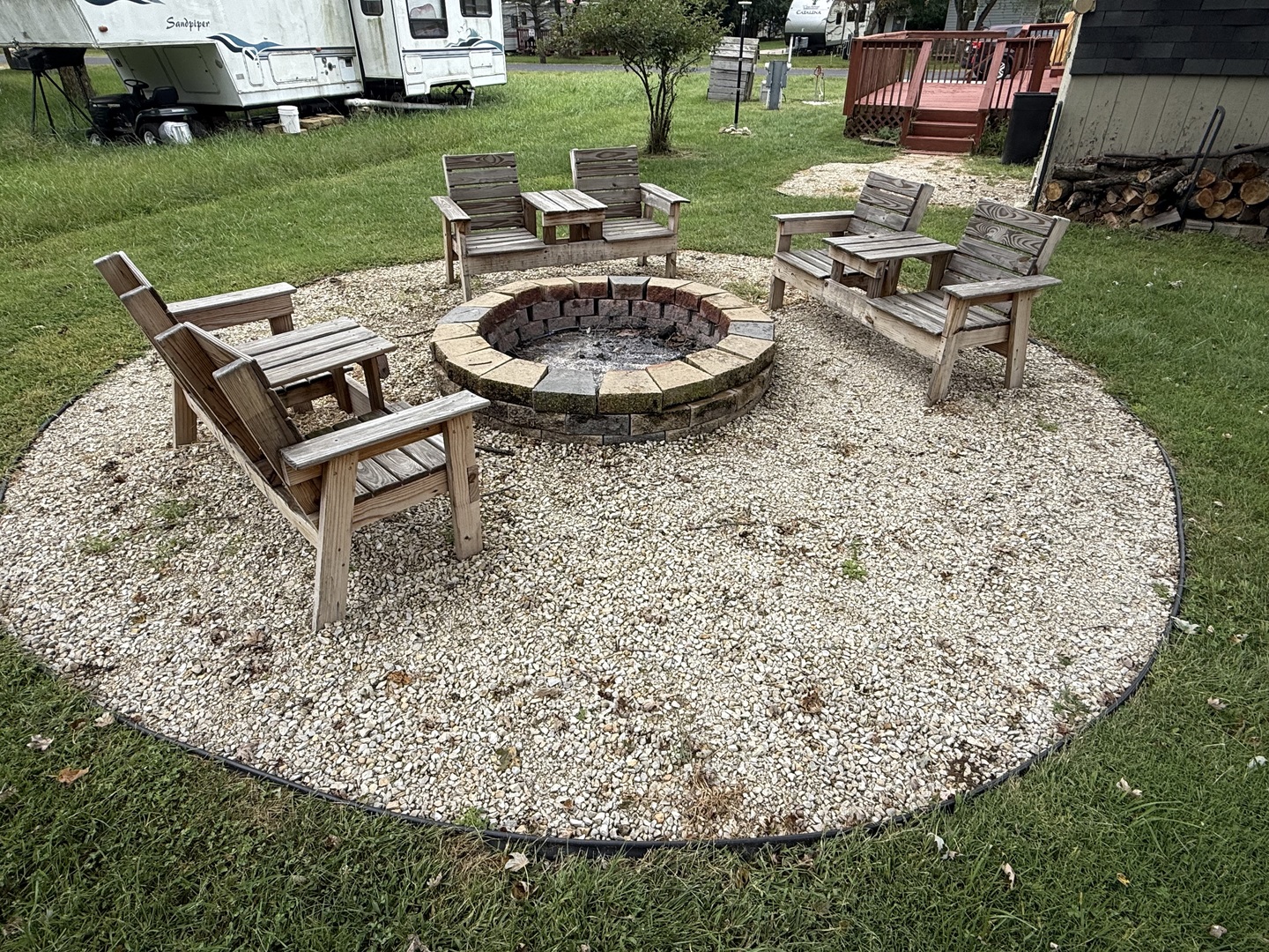 24-82 Woodhaven Lakes Sublette, IL 61367 - Photo 7 of 16 a view of a backyard with sitting area