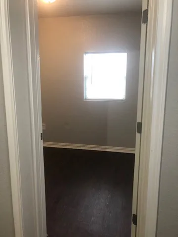 a close up view of a small space