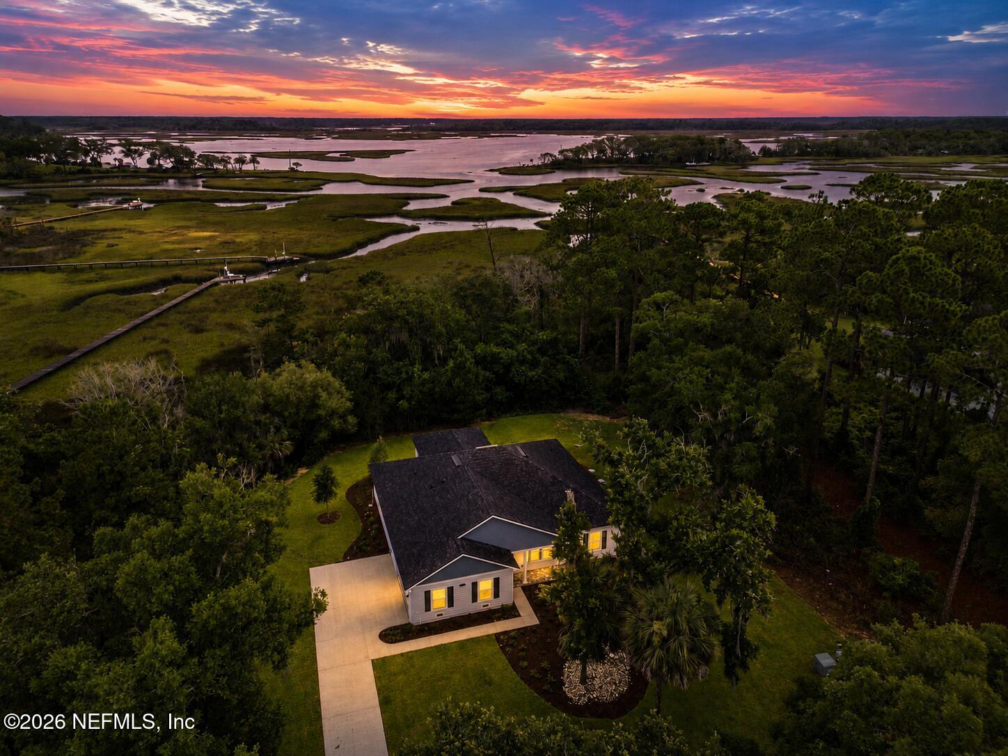 Twilight Edit - Aerial View