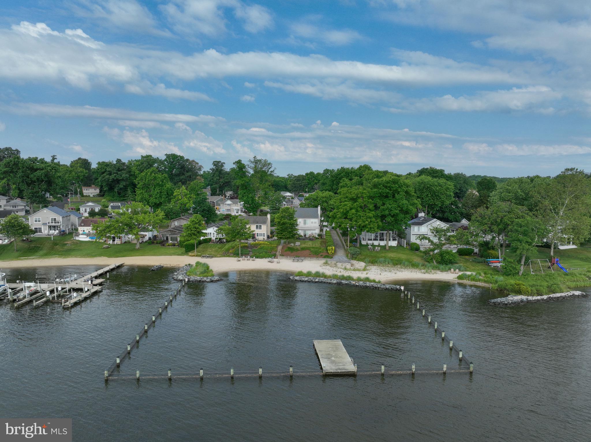 527 Bay View Point Drive Edgewater, MD 21037 - Photo 13 of 18 Netted swim area at the beach