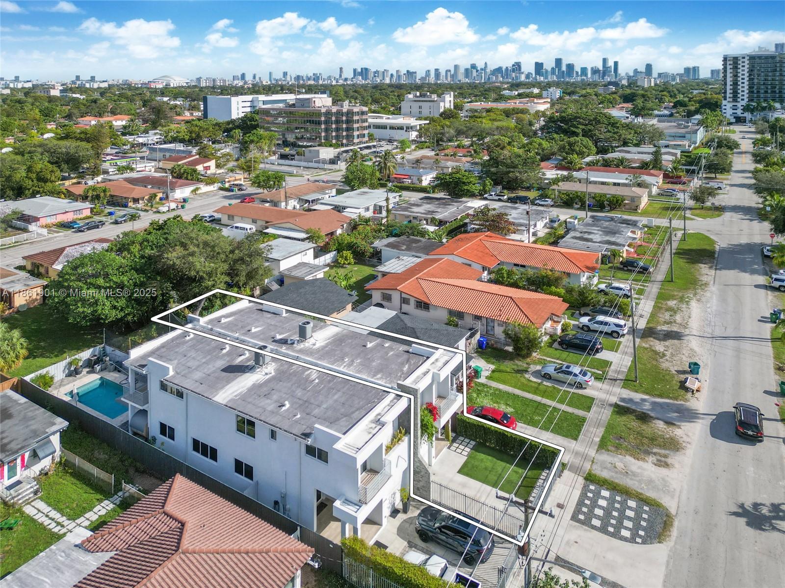 2943 Southwest 23rd Street Miami, FL 33145 - Photo 21 of 21 an aerial view of a city
