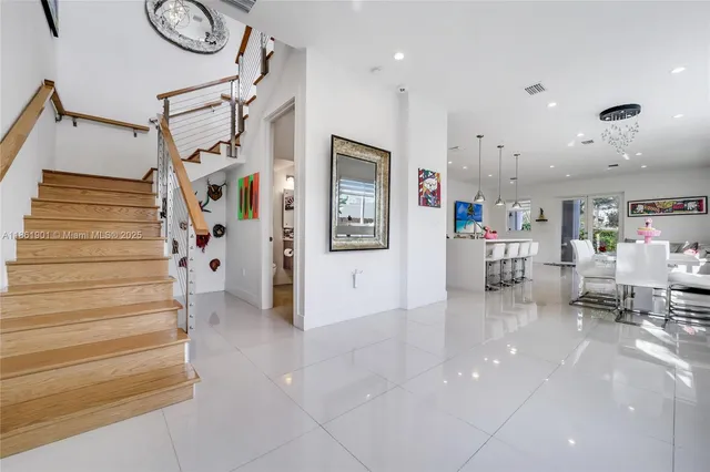 a view of entryway and hall