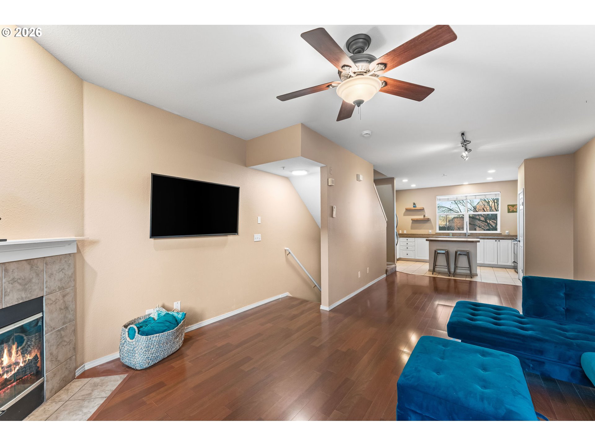 1816 Southeast Cutter Lane Vancouver, WA 98661 - Photo 11 of 43 a living room with furniture and a fireplace