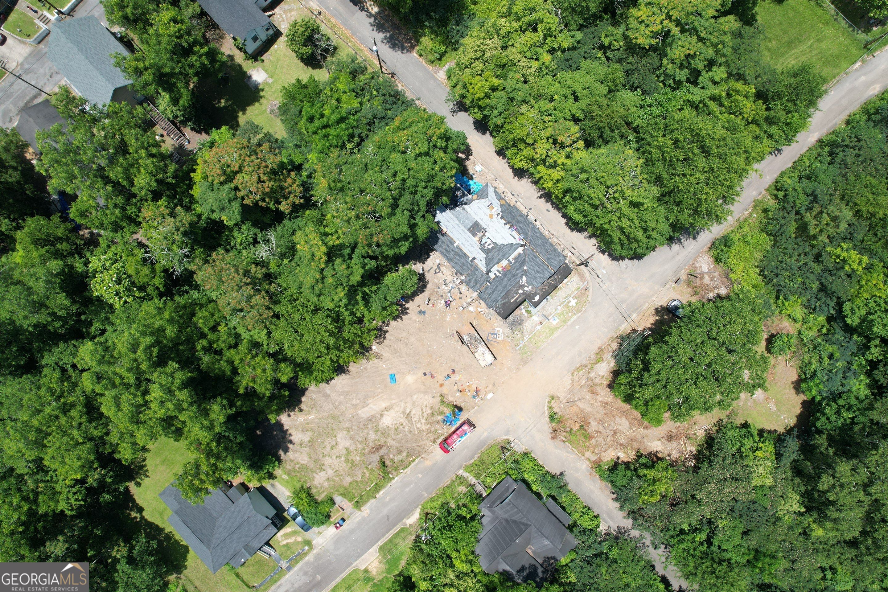 1812 5th Avenue West Macon, GA 31201 - Photo 21 of 22 an aerial view of a house with a yard