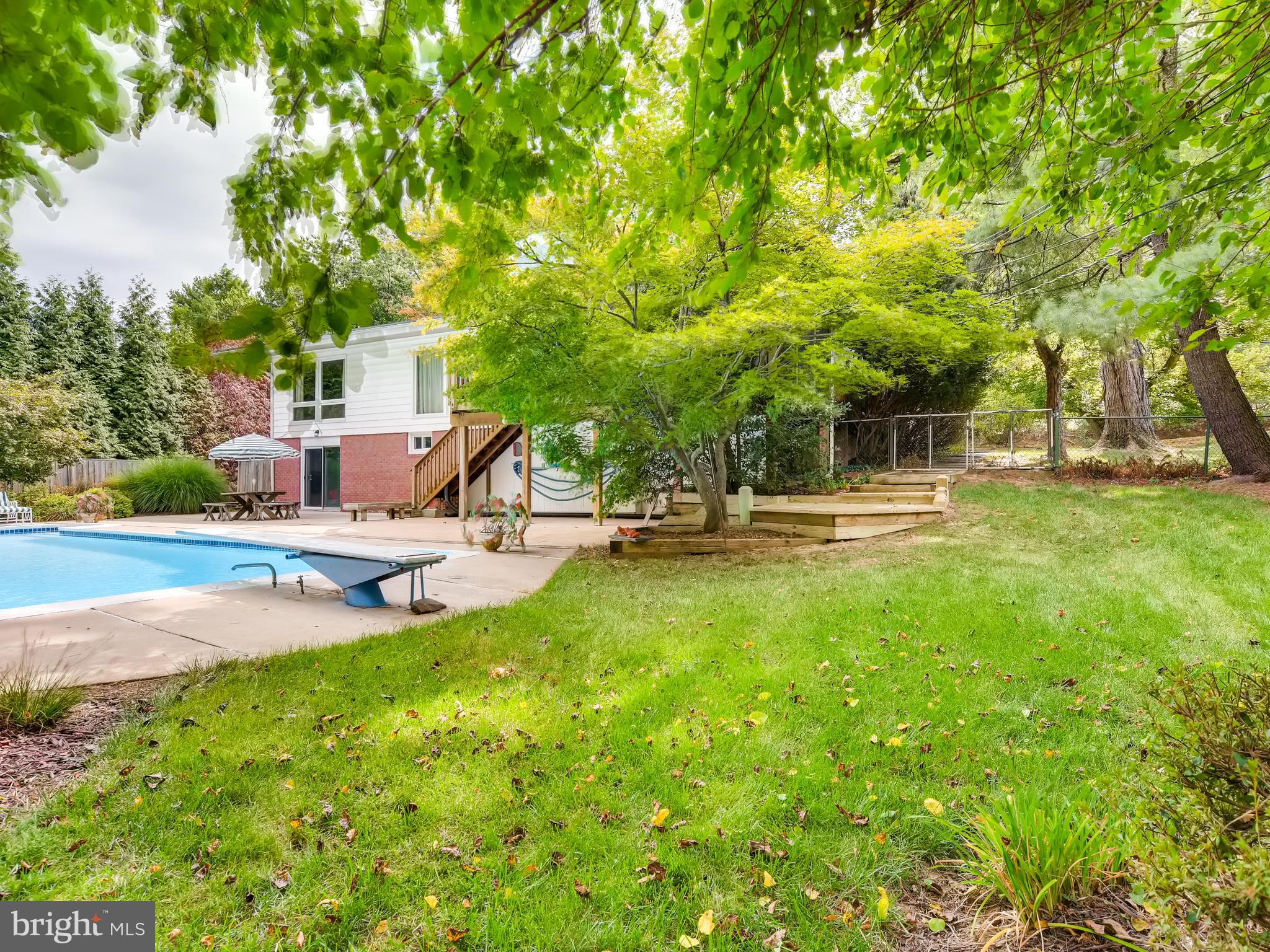 3411 Old Court Road Baltimore, MD 21208 - Photo 31 of 32 Lush Yard and Private Pool