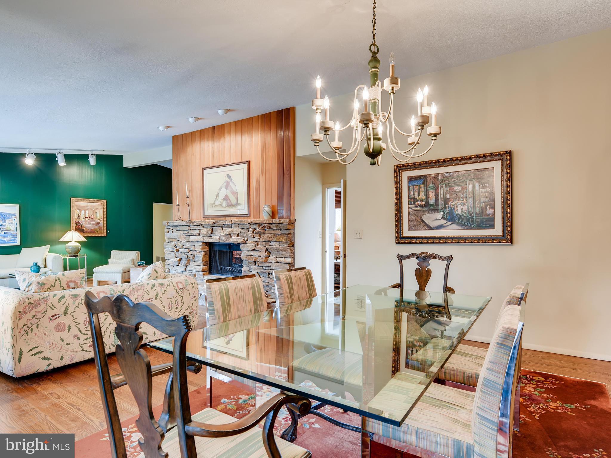 3411 Old Court Road Baltimore, MD 21208 - Photo 5 of 32 Dining Room Opens to Living Room