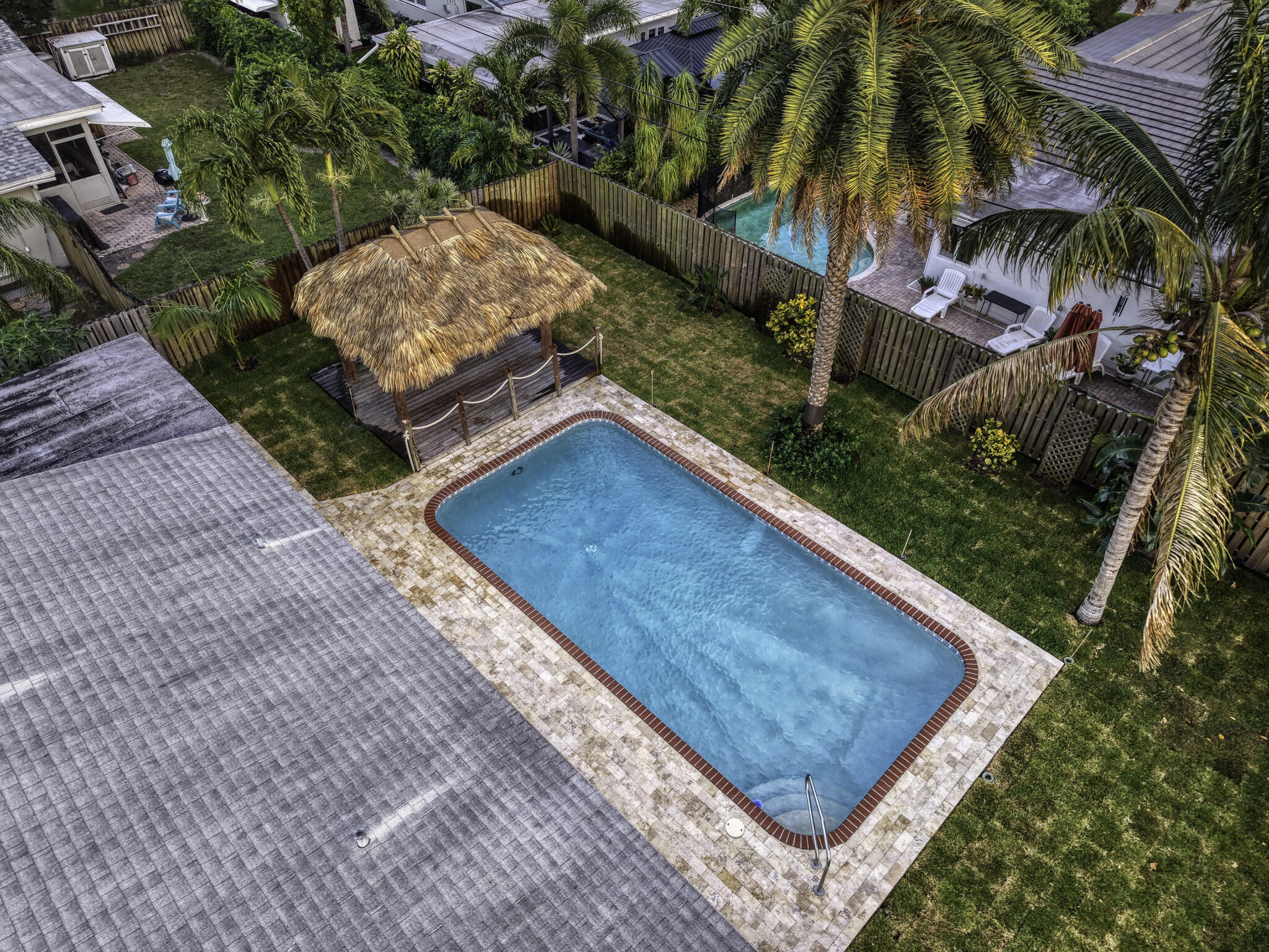 1970 Northeast 32nd Street Lighthouse Point, FL 33064 - Photo 55 of 58 5 Pool + backyard (11A)